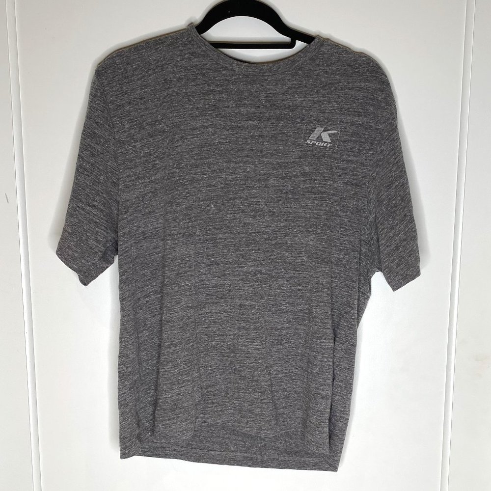KITH Heathered Grey Short Sleeve Shirt - Small